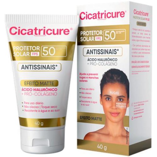 Cicatricure Protetor Solar Antissinais FPS 50 40g