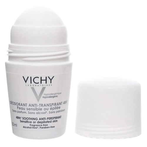 Desodorante Roll-On Vichy - Peles Sensíveis ou Depiladas - 50ml Desodorante Roll-On Vichy - Peles Sensíveis ou Depiladas - 50ml