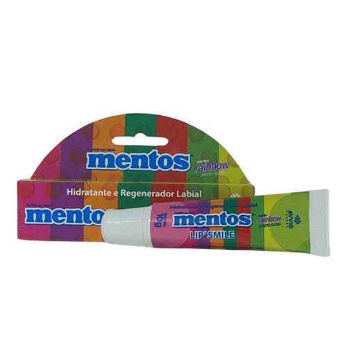 Hidratante e Regenerador Labial Mentos Lip' Smile - Aroma Rainbow - 10g
