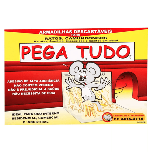Ratoeira Adesiva Pega Tudo Ratoeira Adesiva Pega Tudo