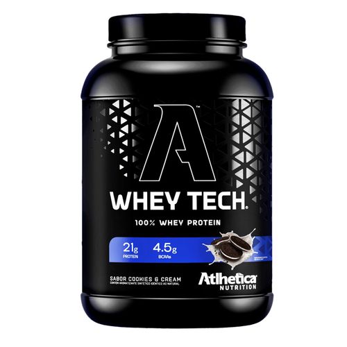 Whey Tech 900g Cookies - Atlhetica Nutrition Whey Tech 900g Cookies - Atlhetica Nutrition