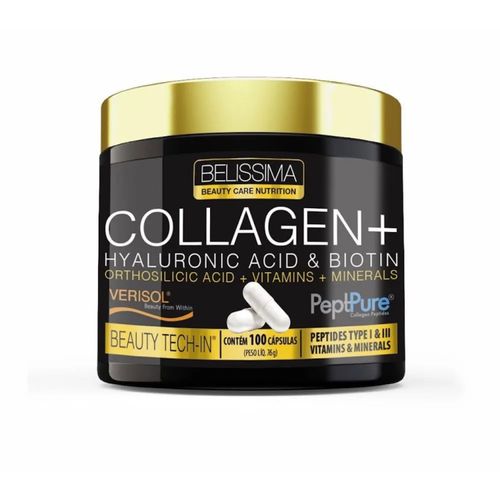 Collagen Hyaluronic  120 Caps - Belissima