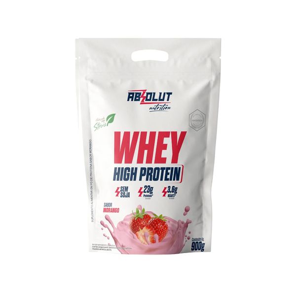 Whey High Protein Morango 900g