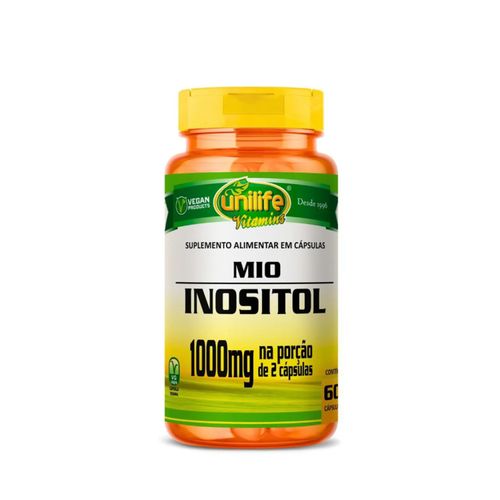 Mio Inositol 600mg 60 Caps - Unilife Mio Inositol 600mg 60 Caps - Unilife