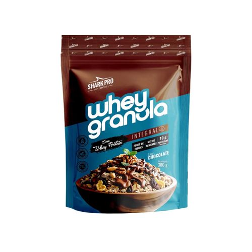 Whey Granola 300g Chocolate - Sharkpro Suplementos Whey Granola 300g Chocolate - Sharkpro Suplementos