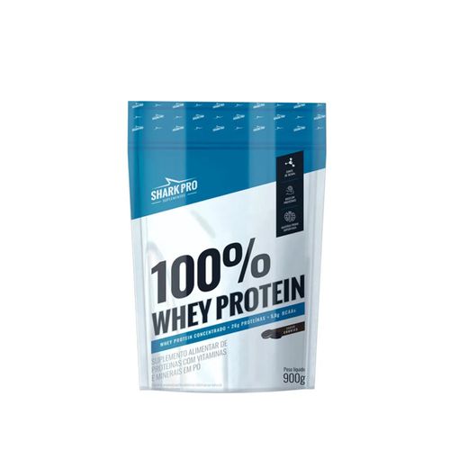 100% Whey Protein Pouch 900g Cookies - Sharkpro Suplementos
