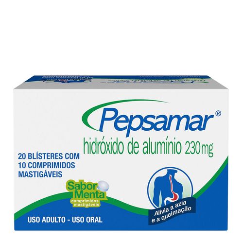 Antiácido Pepsamar 230Mg 50 Comprimidos