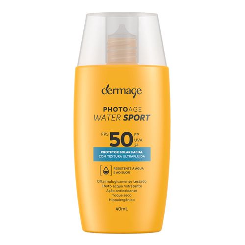 Protetor Solar Facial Dermage Fps 50 Photoage Water Sport 40Ml