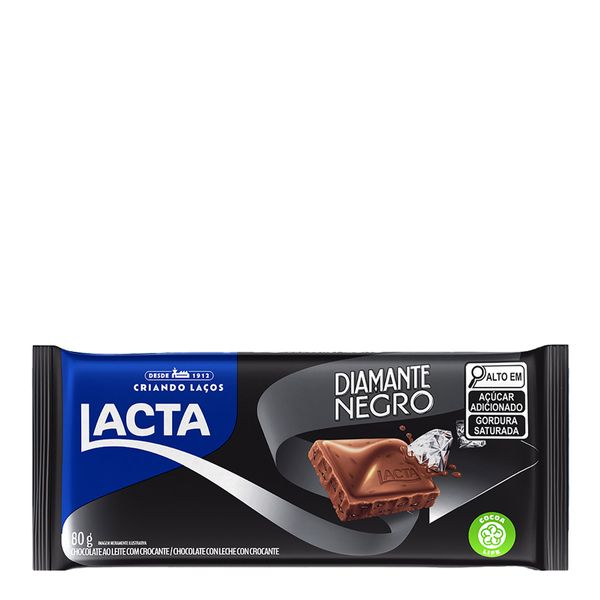 Chocolate ao Leite Diamante Negro 80g