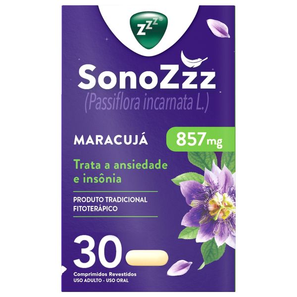 SonoZzz Passiflora 857mg Vick 30 Comprimidos