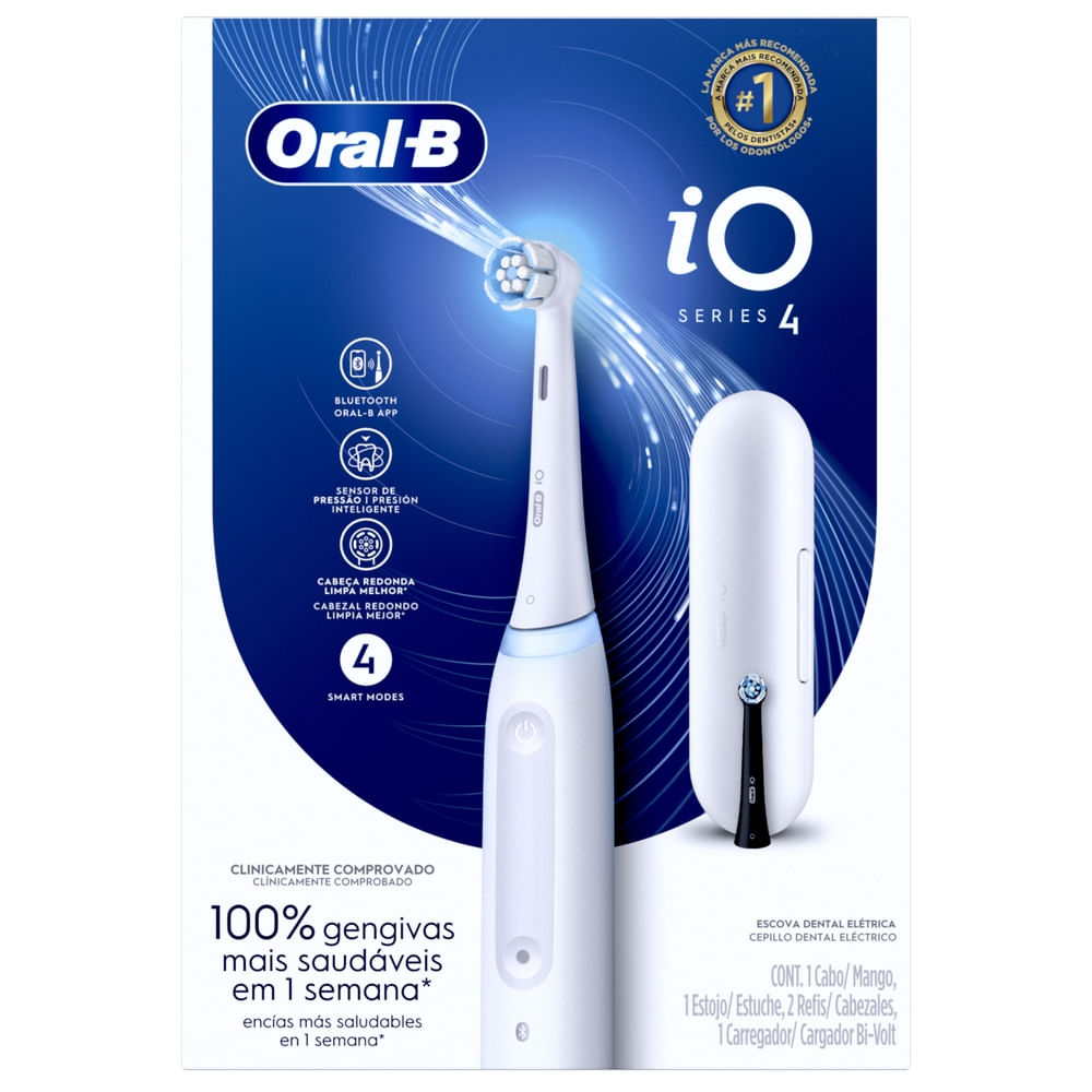 Escova de dentes elétrica Oral-B iO Series 4 iO4 1 Unidade
