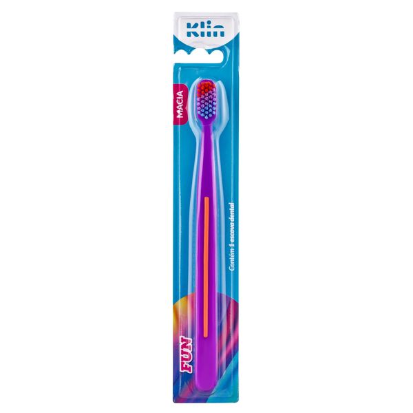 Klin Escova Dental Fun 8732 Cores Sortidas 1 Unidade