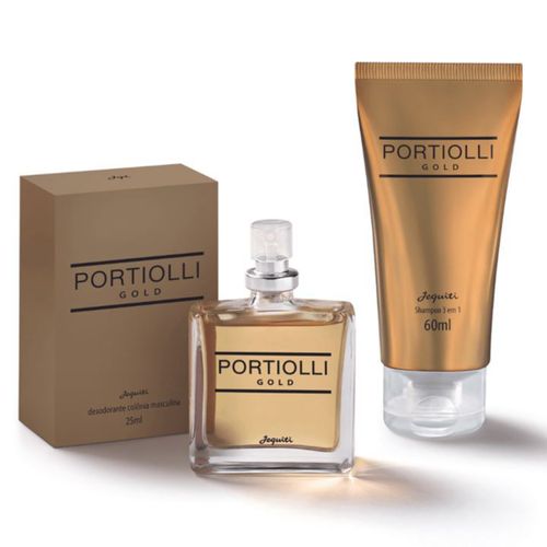 Kit Portiolli Gold Jequeti Sh 3 Em1 60Ml+Colonia