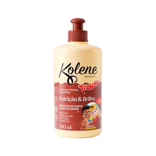 Creme Para Pentear Infantil Kolene 300ml Treloso/Chocolate