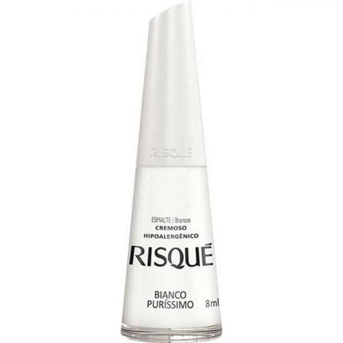 Esmalte Risque Brancos 8ml Branco Puríssimo