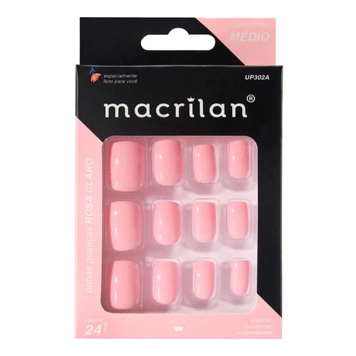 Unhas Macrilan Up302A Rosa Claro Unhas Macrilan Up302A Rosa Claro