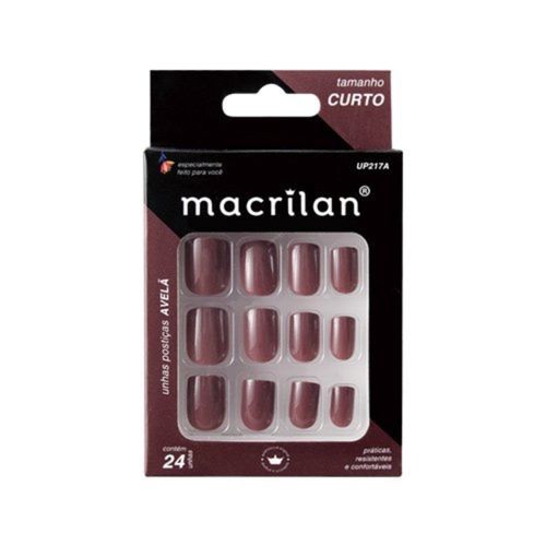 Unhas Macrilan UP217A Curto Avelã Unhas Macrilan UP217A Curto Avelã