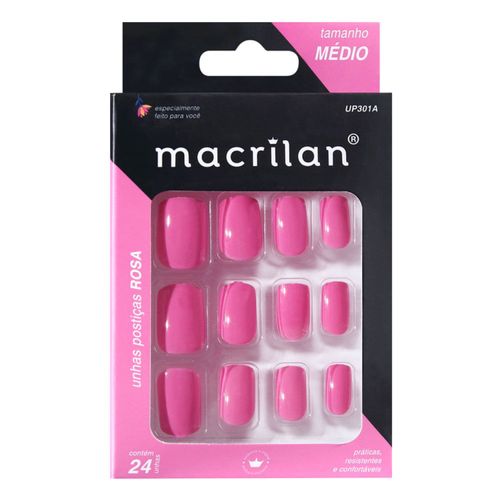 Unhas Macrilan Up301A Rosa Unhas Macrilan Up301A Rosa