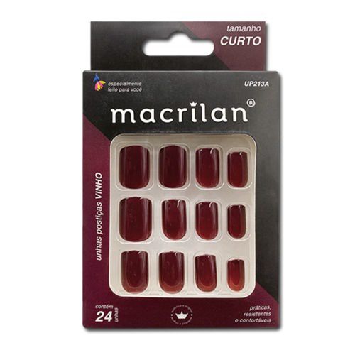Unhas Macrilan UP213A Vinho Unhas Macrilan UP213A Vinho