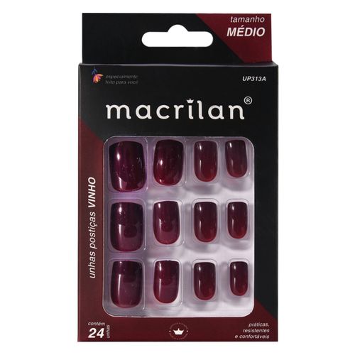 Unhas Macrilan Up313A Vinho Media Unhas Macrilan Up313A Vinho Media