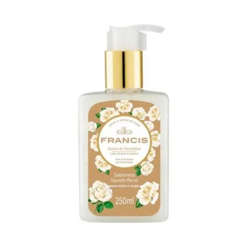 Kit c/9 Sabonete Líquido Francis Pump 250ml Branco