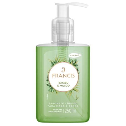 Kit c/9 Sabonete Líquido Francis Pump 250ml Verde