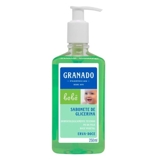 Kit c/9 Sabonete Líquido Infantil Granado Bebê 250ml Erva Doce Kit c/9 Sabonete Líquido Infantil Granado Bebê 250ml Erva Doce