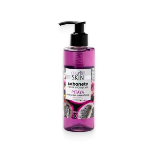 Kit c/9 Sabonete Líquido Facial Corporal Muriel Skin Pitaya 200ml Kit c/9 Sabonete Líquido Facial Corporal Muriel Skin Pitaya 200ml
