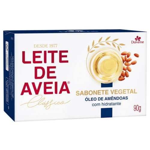 Kit c/9 Davene Sabonete Leite De Aveia Amendoas 90g Kit c/9 Davene Sabonete Leite De Aveia Amendoas 90g