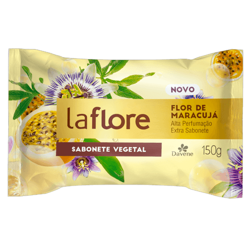 Kit c/9 Davene Sabonete Laflore Maracujá 150g