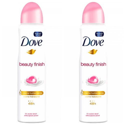 Kit c/2 Unidades de Desodorante Dove Aero Beuaty Finish 150ml Kit c/2 Unidades de Desodorante Dove Aero Beuaty Finish 150ml