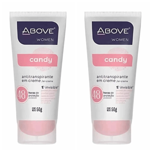 Kit c/2 Unidades de Desodorante Bisnaga Above 50g Clas Candy Kit c/2 Unidades de Desodorante Bisnaga Above 50g Clas Candy
