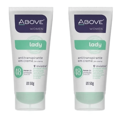 Kit c/2 Unidades de Desodorante Bisnaga Above 50g Clas Lady