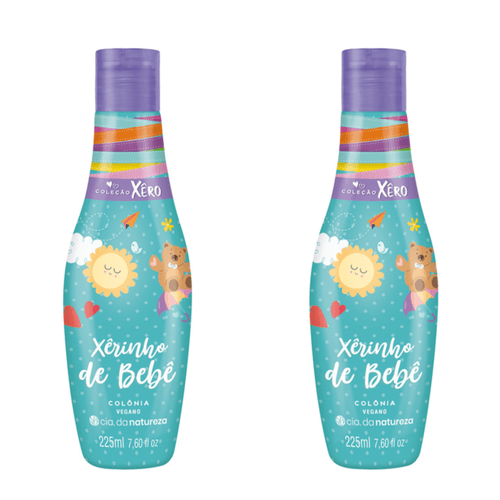 Kit c/2 Unidades de Desodorante Colônia Xerinho Bebê 225ml Kit c/2 Unidades de Desodorante Colônia Xerinho Bebê 225ml