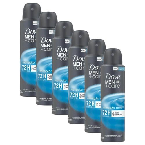 Kit c/6 Unidades de Desodorante Dove Aero Men Cuidado Total 250ml Kit c/6 Unidades de Desodorante Dove Aero Men Cuidado Total 250ml