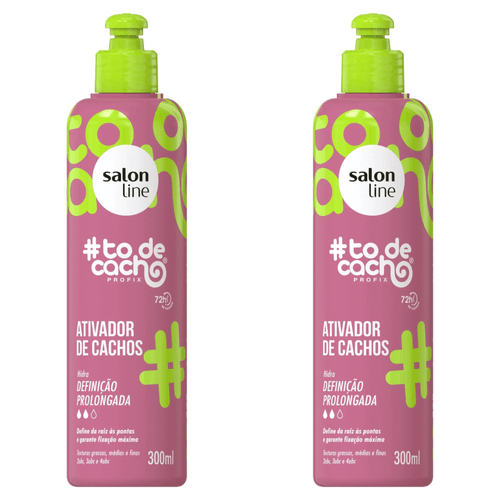 Kit c/2 Unidades de Ativador de Cachos Salon Line #Todecacho Definição Prolongada 300ml