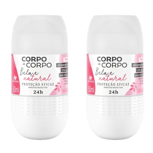 Kit c/2 Unidades de Davene Desodorante Roll-On Bela E Natural