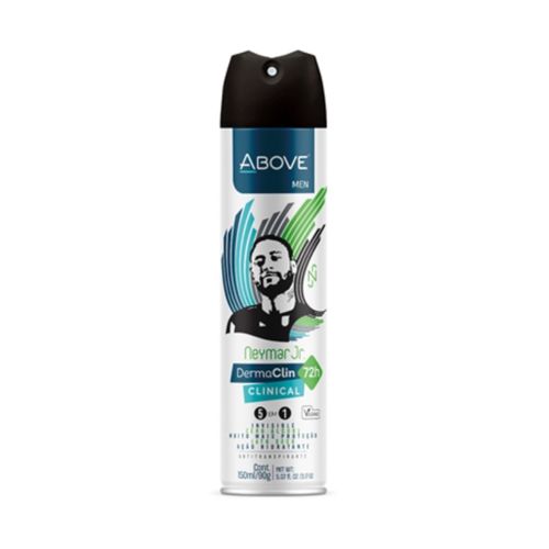 Kit c/2 Unidades de Desodorante Above Clinical Neymar Jr. Men Aerosol 150ml Kit c/2 Unidades de Desodorante Above Clinical Neymar Jr. Men Aerosol 150ml