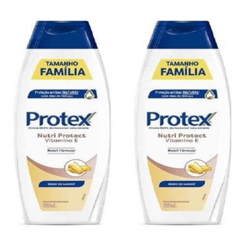 Kit c/2 Sabonetes Líquido Protex Vitamina E 650ml Kit c/2 Sabonetes Líquido Protex Vitamina E 650ml