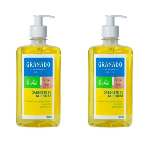 Kit c/2 Sabonetes Liquido Infantil Granado Bebê 500ml