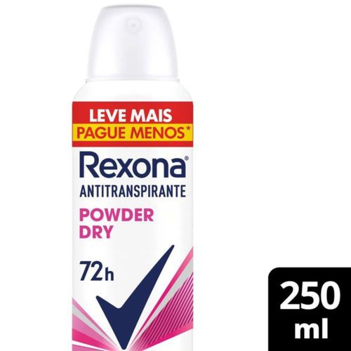 Kit c/4 Unidades de Desodorante Rexona Aero Powder Dry 250ml