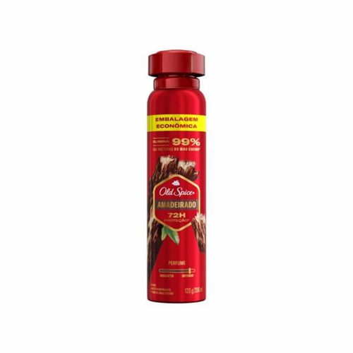 Kit c/4 Unidades de Desodorante Aerosol Jato Seco Old Spice Lenha 120g Kit c/4 Unidades de Desodorante Aerosol Jato Seco Old Spice Lenha 120g