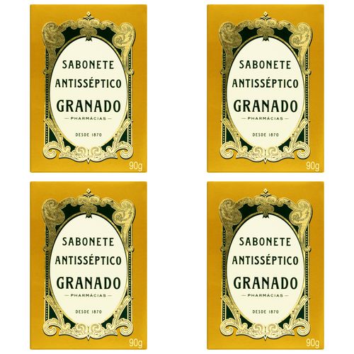 Kit c/4 Sabonetes Granado Antisséptico 90g cada