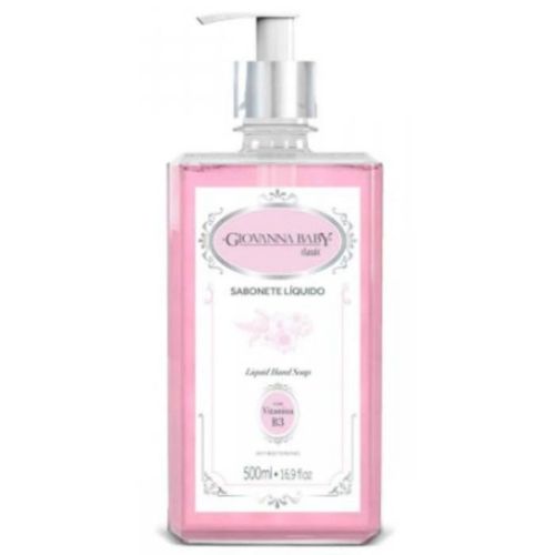Kit c/4 Sabonete Líquido Antibacteriano Giovanna Baby Classic 500ml