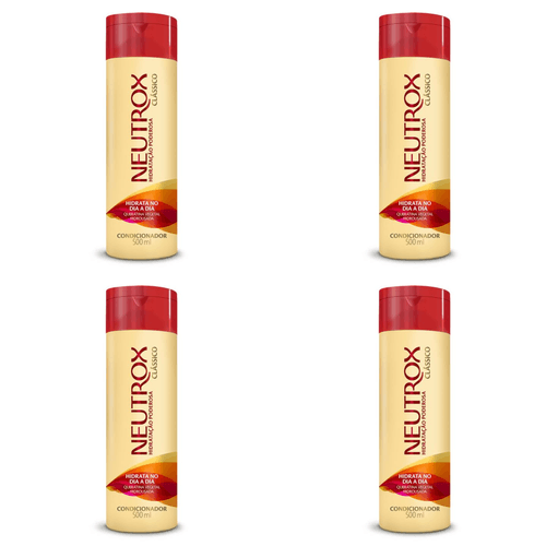 Kit c/4 Condicionadores Neutrox 500ml