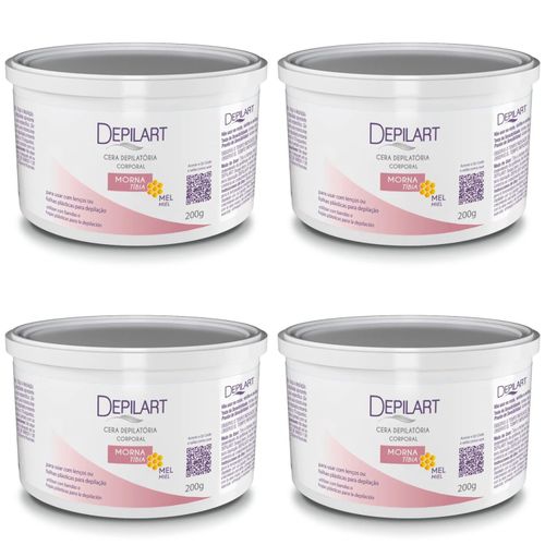 Kit c/4 Ceras Depiladoras Morna Depilart 200g