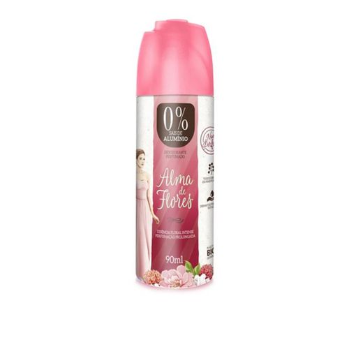 Kit c/2 Unidades de Desodorante Spray Alma De Flores 90ml Intense