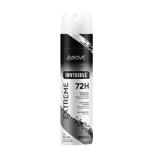 Kit c/2 Unidades de Desodorante Aerossol Above Extreme Invisible 72h 150ml Kit c/2 Unidades de Desodorante Aerossol Above Extreme Invisible 72h 150ml