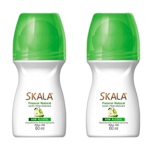 Kit c/2 Unidades de Desodorante Rollon Skala 60ml Frescor Kit c/2 Unidades de Desodorante Rollon Skala 60ml Frescor