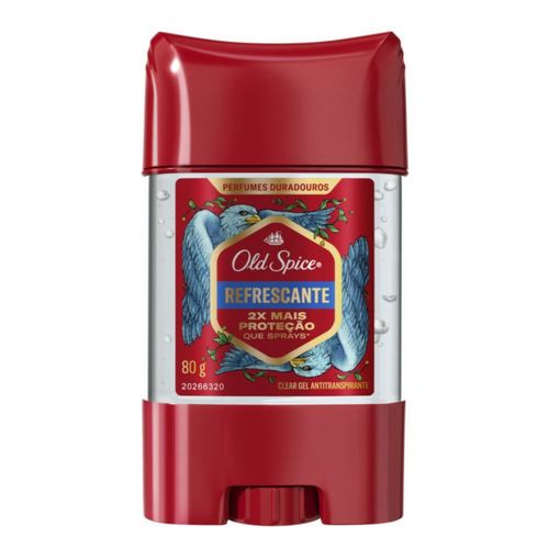 Kit c/2 Unidades de Desodorante Old Spice Gel 80g Refrescante Kit c/2 Unidades de Desodorante Old Spice Gel 80g Refrescante